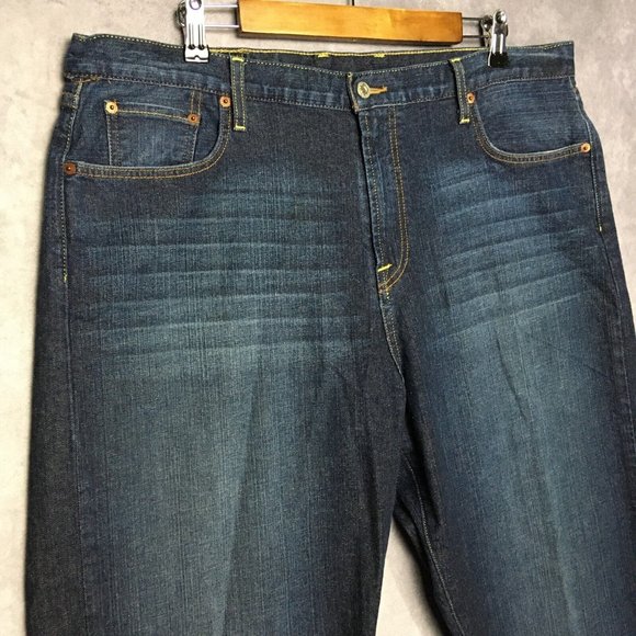 VTG Lucky Brand Mens Rivington Straight Blue Jeans size‎ 40x30 Stretch Denim - Picture 9 of 16
